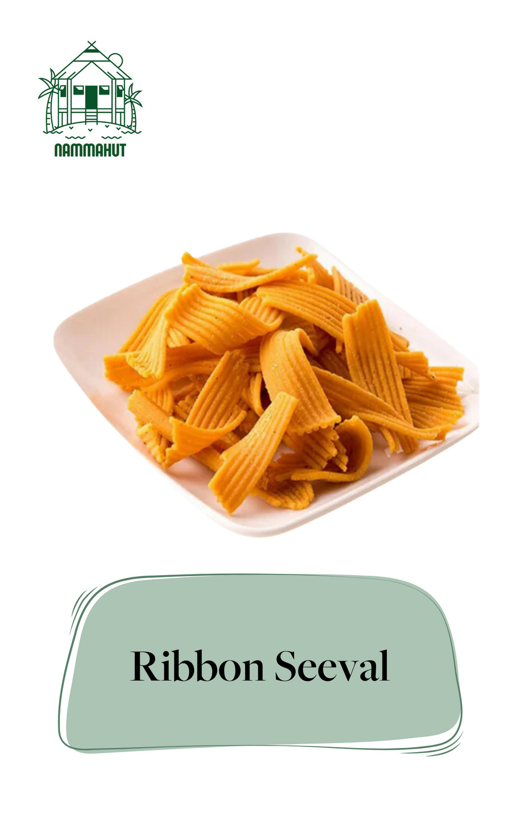 Ribbon Seeval - Shri SHANMUGA VILAS sweets & bakery, 📍Sattur - 200gm