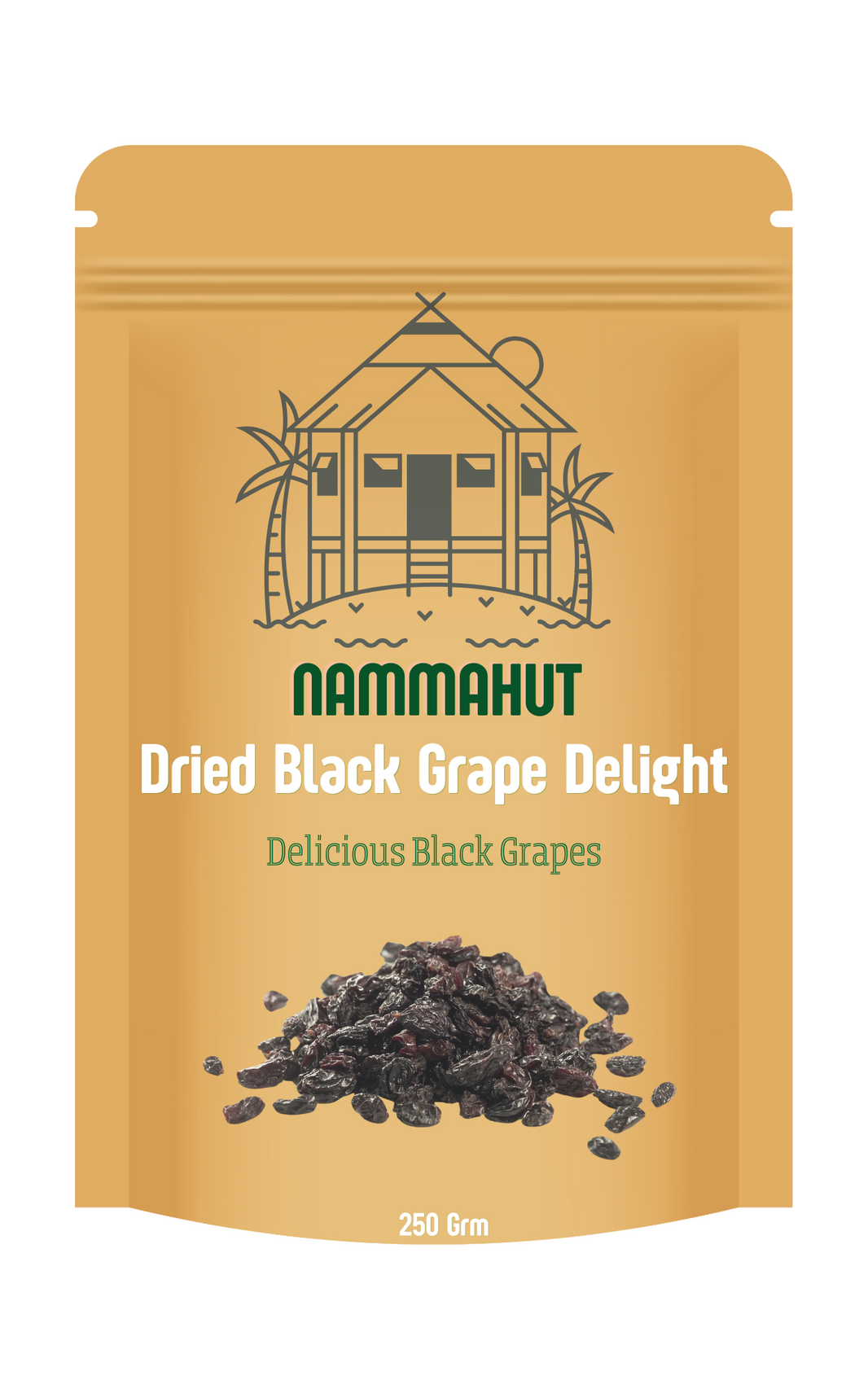 Dried Black Grapes Delight - 250 gms