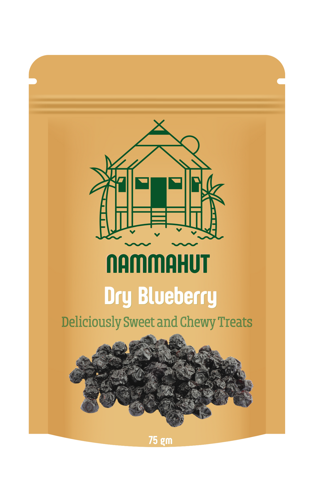 Dry Blueberries 75g